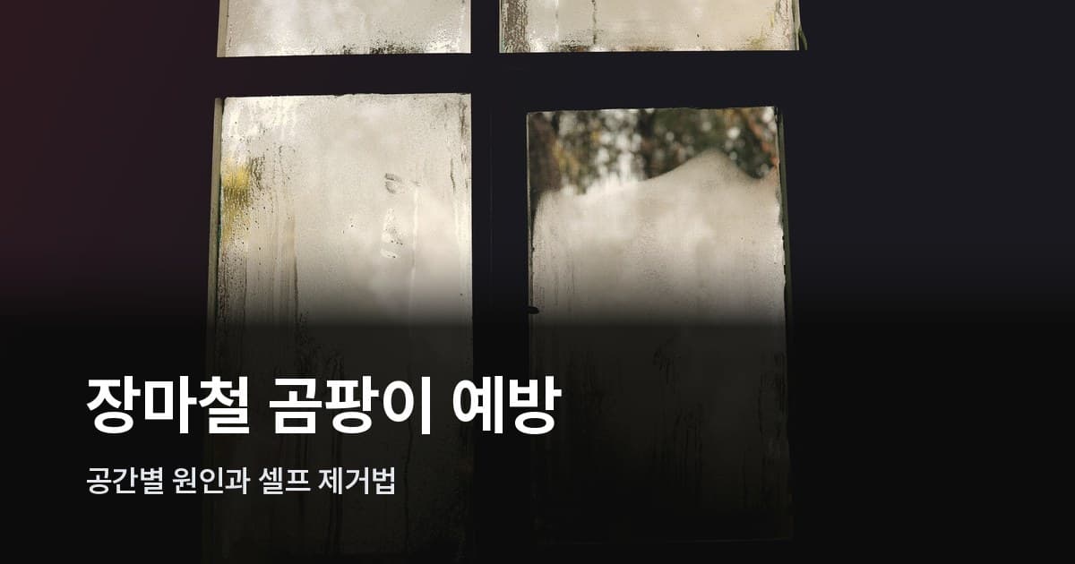 창문에 맺힌 물방울과 습기